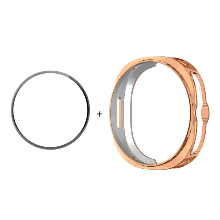 เคส ENKAY Hat-Prince 2 in 1 ชุบไฟฟ้านุ่ม TPU พร้อมฟิล์มนุ่ม PMMA ครอบคลุมเต็ม สำหรับ Samsung Galaxy Watch8 Classic 46มม.
