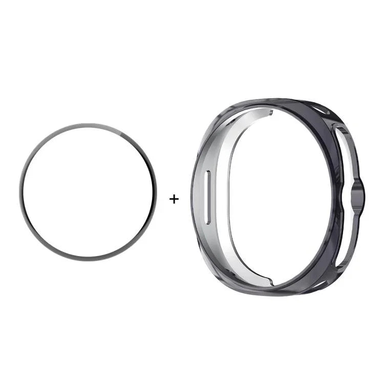 เคส ENKAY Hat-Prince 2 in 1 ชุบไฟฟ้านุ่ม TPU พร้อมฟิล์มนุ่ม PMMA ครอบคลุมเต็ม สำหรับ Samsung Galaxy Watch8 Classic 46มม.