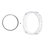 เคส ENKAY Hat-Prince 2 in 1 ชุบไฟฟ้านุ่ม TPU พร้อมฟิล์มนุ่ม PMMA ครอบคลุมเต็ม สำหรับ Samsung Galaxy Watch8 Classic 46มม.