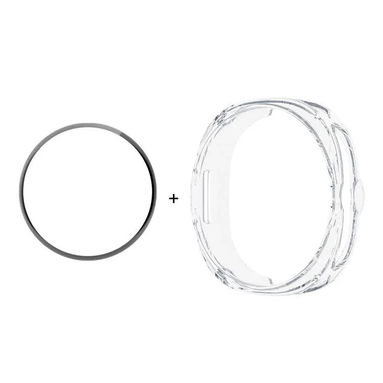 เคส ENKAY Hat-Prince 2 in 1 ชุบไฟฟ้านุ่ม TPU พร้อมฟิล์มนุ่ม PMMA ครอบคลุมเต็ม สำหรับ Samsung Galaxy Watch8 Classic 46มม.
