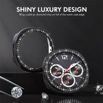 เคส ENKAY Hat-Prince Diamond PC พร้อมฟิล์มนุ่ม PMMA ครอบคลุมเต็ม สำหรับ Samsung Galaxy Watch8 44มม., สำหรับ Samsung Galaxy Watch8 40มม.