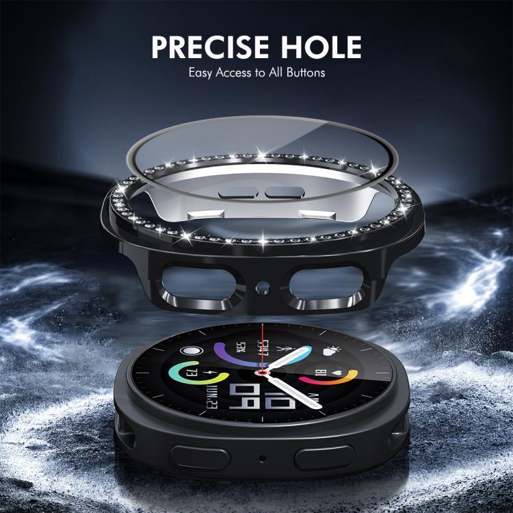 เคส ENKAY Hat-Prince Diamond PC พร้อมฟิล์มนุ่ม PMMA ครอบคลุมเต็ม สำหรับ Samsung Galaxy Watch8 44มม., สำหรับ Samsung Galaxy Watch8 40มม.