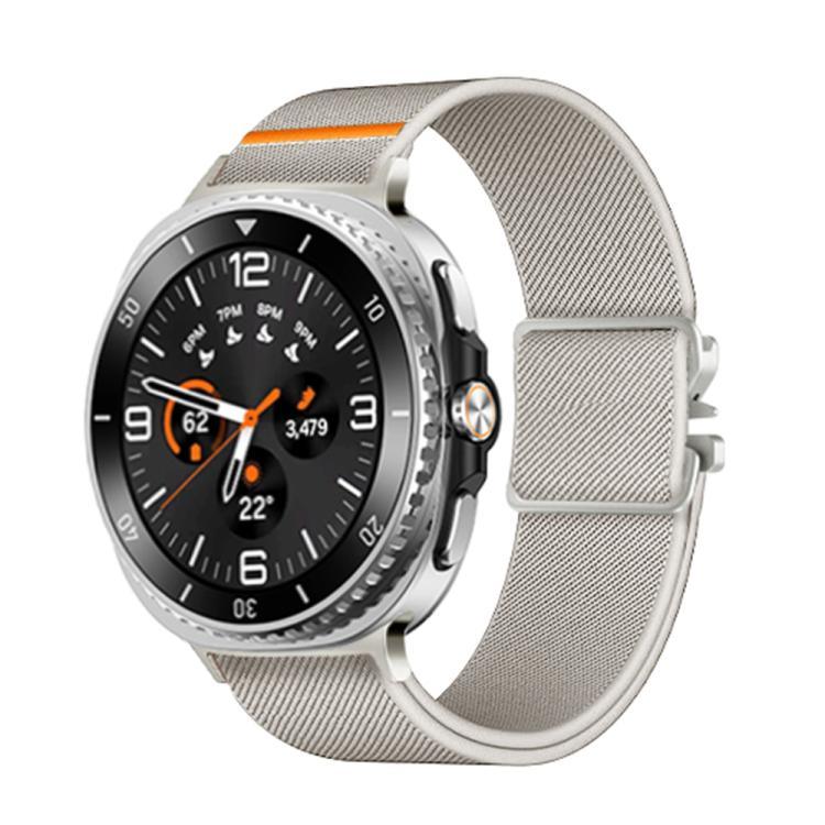 สายรัดนาฬิกาไนลอนยืดหยุ่นแบบหัวเข็มขัดร่มชูชีพ สำหรับ Samsung Galaxy Watch8 / Watch8 Classic