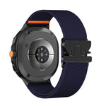 สายรัดนาฬิกาไนลอนยืดหยุ่นแบบหัวเข็มขัดร่มชูชีพ สำหรับ Samsung Galaxy Watch8 / Watch8 Classic