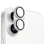 ENKAY Anti-reflection Camera Lens Brushed Aluminium Alloy Tempered Glass Film, For iPhone 17