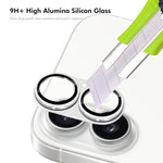 ฟิล์มกระจกนิรภัยครอบเลนส์อลูมิเนียมอัลลอยลาย CD ENKAY สำหรับ iPhone 17