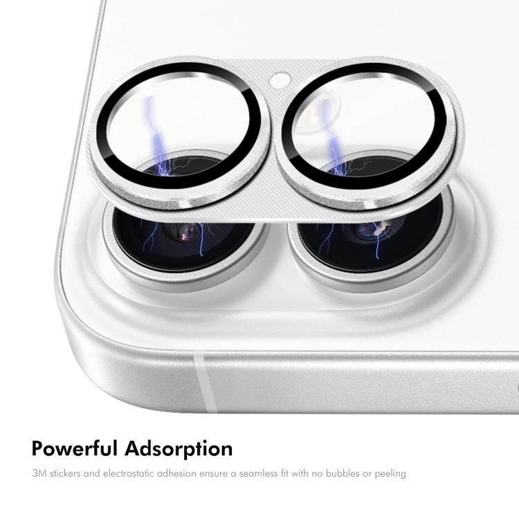 ฟิล์มกระจกนิรภัยครอบเลนส์อลูมิเนียมอัลลอยลาย CD ENKAY สำหรับ iPhone 17