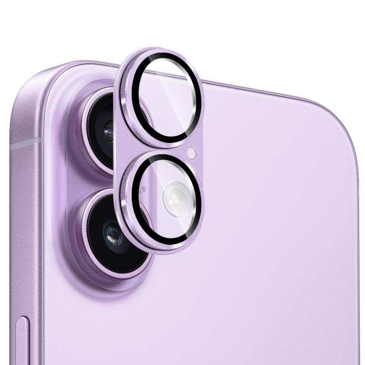 ฟิล์มกระจกนิรภัยครอบเลนส์อลูมิเนียมอัลลอยลาย CD ENKAY สำหรับ iPhone 17