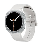 สายรัดนาฬิกาซิลิโคนเย็บสีเรียบขอบสปีด สำหรับ Samsung Galaxy Watch8 44 มม. และ 40 มม.
