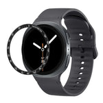 สายรัดนาฬิกาซิลิโคนเย็บสีเรียบขอบสปีด สำหรับ Samsung Galaxy Watch8 44 มม. และ 40 มม.