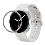 สายรัดนาฬิกาซิลิโคนเย็บสีเรียบขอบสปีด สำหรับ Samsung Galaxy Watch8 44 มม. และ 40 มม.