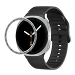 สายรัดนาฬิกาซิลิโคนเย็บสีเรียบขอบสปีด สำหรับ Samsung Galaxy Watch8 44 มม. และ 40 มม.