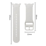 Rhombic Texture Bezel and Solid Color Stitched Silicone Watch Band, For Samsung Galaxy Watch8 44mm, For Samsung Galaxy Watch8 40mm