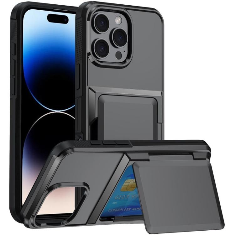 เคสโทรศัพท์ Kalebol แบบพับพร้อมที่ใส่บัตรกันกระแทก สำหรับ iPhone 17 Pro Max, สำหรับ iPhone 17 Pro, สำหรับ iPhone 17, สำหรับ iPhone Air, สำหรับ iPhone 16 Pro Max, สำหรับ iPhone 16 Pro, สำหรับ iPhone 16 Plus, สำหรับ iPhone 16