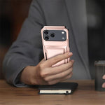 เคสโทรศัพท์ Kalebol แบบพับพร้อมที่ใส่บัตรกันกระแทก สำหรับ iPhone 17 Pro Max, สำหรับ iPhone 17 Pro, สำหรับ iPhone 17, สำหรับ iPhone Air, สำหรับ iPhone 16 Pro Max, สำหรับ iPhone 16 Pro, สำหรับ iPhone 16 Plus, สำหรับ iPhone 16