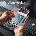 เคสโทรศัพท์ Kalebol แบบพับพร้อมที่ใส่บัตรกันกระแทก สำหรับ iPhone 17 Pro Max, สำหรับ iPhone 17 Pro, สำหรับ iPhone 17, สำหรับ iPhone Air, สำหรับ iPhone 16 Pro Max, สำหรับ iPhone 16 Pro, สำหรับ iPhone 16 Plus, สำหรับ iPhone 16