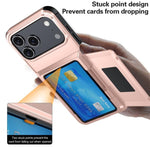 เคสโทรศัพท์ Kalebol แบบพับพร้อมที่ใส่บัตรกันกระแทก สำหรับ iPhone 17 Pro Max, สำหรับ iPhone 17 Pro, สำหรับ iPhone 17, สำหรับ iPhone Air, สำหรับ iPhone 16 Pro Max, สำหรับ iPhone 16 Pro, สำหรับ iPhone 16 Plus, สำหรับ iPhone 16