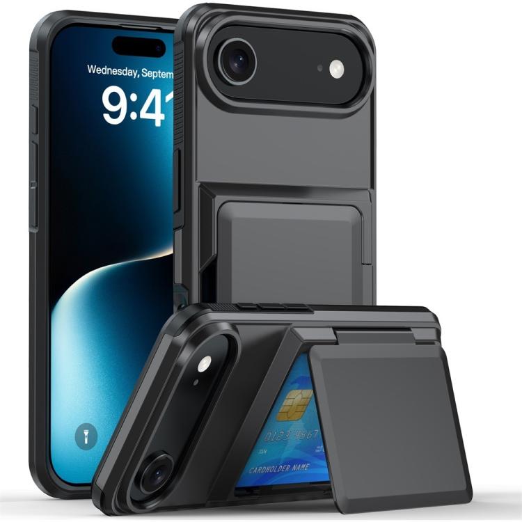 เคสโทรศัพท์ Kalebol แบบพับพร้อมที่ใส่บัตรกันกระแทก สำหรับ iPhone 17 Pro Max, สำหรับ iPhone 17 Pro, สำหรับ iPhone 17, สำหรับ iPhone Air, สำหรับ iPhone 16 Pro Max, สำหรับ iPhone 16 Pro, สำหรับ iPhone 16 Plus, สำหรับ iPhone 16