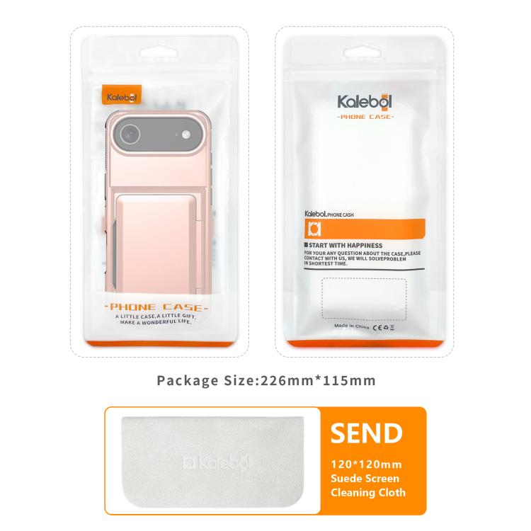 เคสโทรศัพท์ Kalebol แบบพับพร้อมที่ใส่บัตรกันกระแทก สำหรับ iPhone 17 Pro Max, สำหรับ iPhone 17 Pro, สำหรับ iPhone 17, สำหรับ iPhone Air, สำหรับ iPhone 16 Pro Max, สำหรับ iPhone 16 Pro, สำหรับ iPhone 16 Plus, สำหรับ iPhone 16