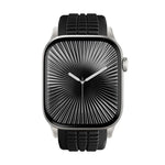 สายรัดนาฬิกาซิลิโคนแบบพับหัวเข็มขัดลายปุ่ม Knurled สำหรับ Apple Watch 46 มม. / 49 มม. / 45 มม. / 44 มม.