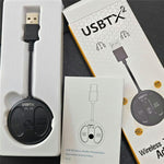 For TV PC LE524 USB Bluetooth 5.4 Audio Transmitter 50m Range Dual Connection Adapter, LE524