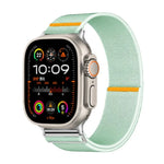 สายรัดนาฬิกาไนลอนยืดหยุ่นแบบห่วงเดี่ยวปรับได้ สำหรับ Apple Watch 46 มม. / 49 มม. / 45 มม. / 44 มม. สำหรับ Apple Watch 42 มม. / 41 มม. / 40 มม. / 38 มม.