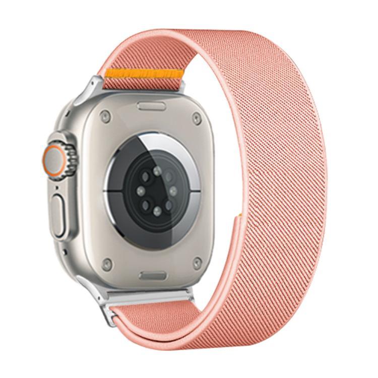 สายรัดนาฬิกาไนลอนยืดหยุ่นแบบห่วงเดี่ยวปรับได้ สำหรับ Apple Watch 46 มม. / 49 มม. / 45 มม. / 44 มม. สำหรับ Apple Watch 42 มม. / 41 มม. / 40 มม. / 38 มม.