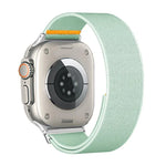 สายรัดนาฬิกาไนลอนยืดหยุ่นแบบห่วงเดี่ยวปรับได้ สำหรับ Apple Watch 46 มม. / 49 มม. / 45 มม. / 44 มม. สำหรับ Apple Watch 42 มม. / 41 มม. / 40 มม. / 38 มม.