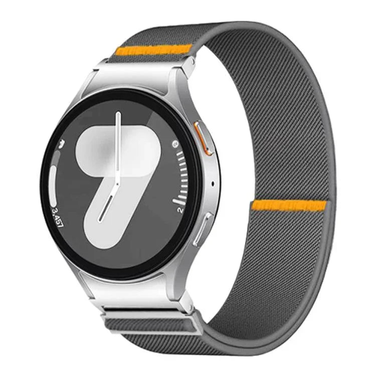 Adjustable Single Loop Elastic Nylon Watch Band, For Samsung Galaxy Watch FE / 7 / 6 / 5 / 4