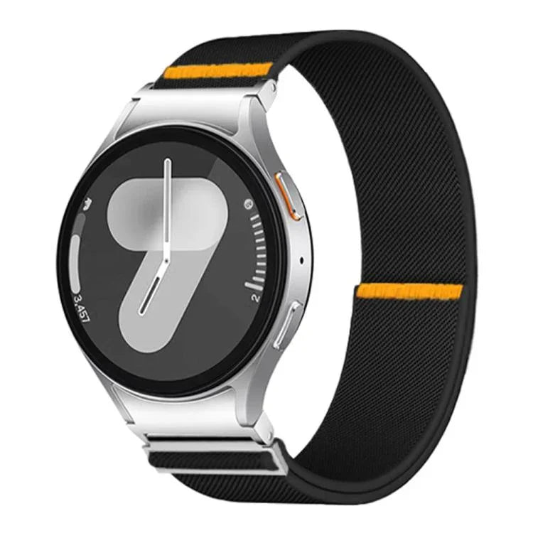 Adjustable Single Loop Elastic Nylon Watch Band, For Samsung Galaxy Watch FE / 7 / 6 / 5 / 4