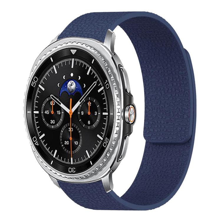สายซิลิโคนแม่เหล็กนุ่มลายลิ้นจี่ สำหรับ Samsung Galaxy Watch Ultra 47mm / Ultra 2025, สำหรับ Samsung Galaxy Watch8 / 8 Classic