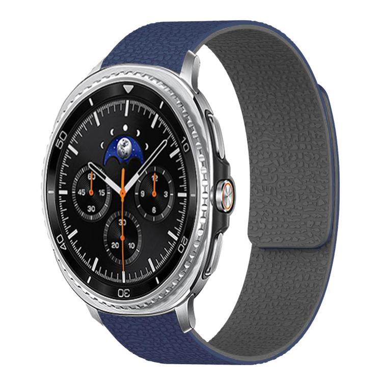 สายซิลิโคนแม่เหล็กนุ่มลายลิ้นจี่ สำหรับ Samsung Galaxy Watch Ultra 47mm / Ultra 2025, สำหรับ Samsung Galaxy Watch8 / 8 Classic
