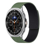 สายซิลิโคนแม่เหล็กนุ่มลายลิ้นจี่ สำหรับ Samsung Galaxy Watch Ultra 47mm / Ultra 2025, สำหรับ Samsung Galaxy Watch8 / 8 Classic