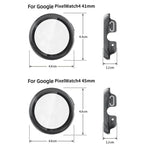 ฝาครอบนาฬิกา PC แบบฟิล์มเทมเปอร์แบบบูรณาการ สำหรับ Google Pixel Watch4 45mm, สำหรับ Google Pixel Watch4 41mm