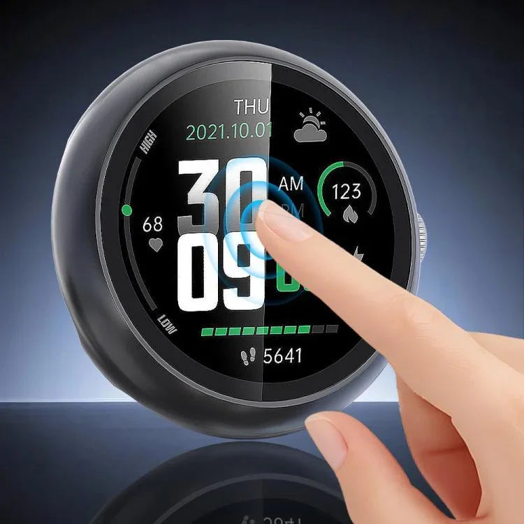 ฝาครอบนาฬิกา PC แบบฟิล์มเทมเปอร์แบบบูรณาการ สำหรับ Google Pixel Watch4 45mm, สำหรับ Google Pixel Watch4 41mm