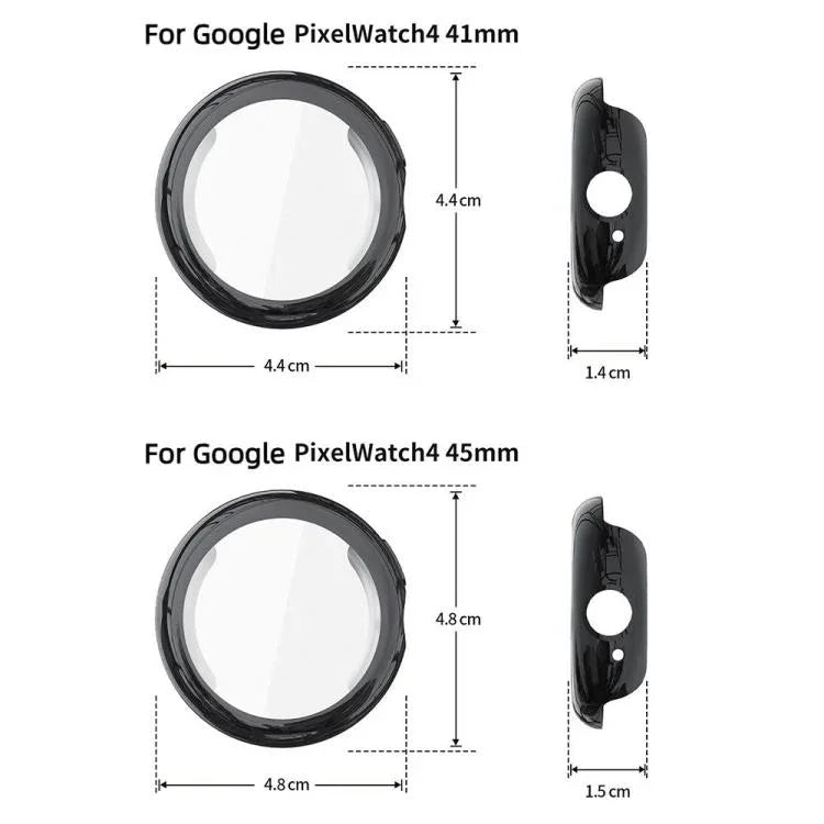 ฝาครอบนาฬิกา TPU ชุบไฟฟ้าคลุมเต็ม สำหรับ Google Pixel Watch4 45mm, สำหรับ Google Pixel Watch4 41mm
