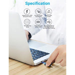 JUNSUNMAY อะแดปเตอร์แปลง OTG 2 in 1 USB 3.0 เป็น Micro USB และ Type-C, 2 in 1