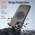 Kalebol ที่ยึดหมุนแม่เหล็ก MagSafe เคสโทรศัพท์ PC สำหรับ iPhone 14 Pro, สำหรับ iPhone 14 Pro Max, สำหรับ iPhone 13 Pro Max, สำหรับ iPhone 13 Pro, สำหรับ iPhone 13