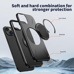 Kalebol ที่ยึดหมุนแม่เหล็ก MagSafe เคสโทรศัพท์ PC สำหรับ iPhone 14 Pro, สำหรับ iPhone 14 Pro Max, สำหรับ iPhone 13 Pro Max, สำหรับ iPhone 13 Pro, สำหรับ iPhone 13