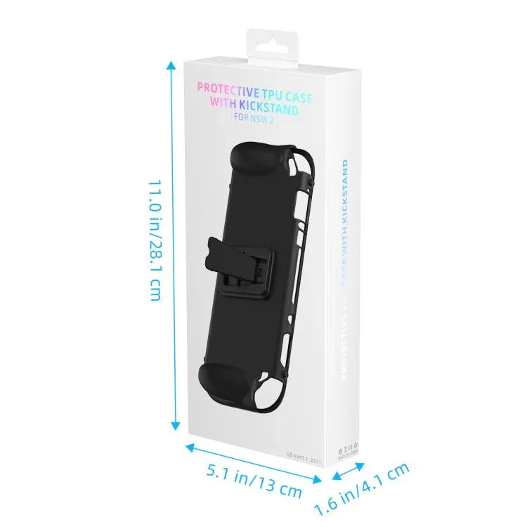 เคส TPU ป้องกันเครื่องเล่นเกม พร้อมขาตั้งหลัง สำหรับ Nintendo Switch 2