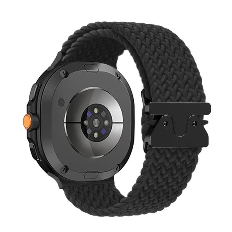 สายรัดนาฬิกานีลอนถักพร้อมหัวเข็มขัดแบบร่มชูชีพ สำหรับ Samsung Galaxy Watch8 / Watch8 Classic