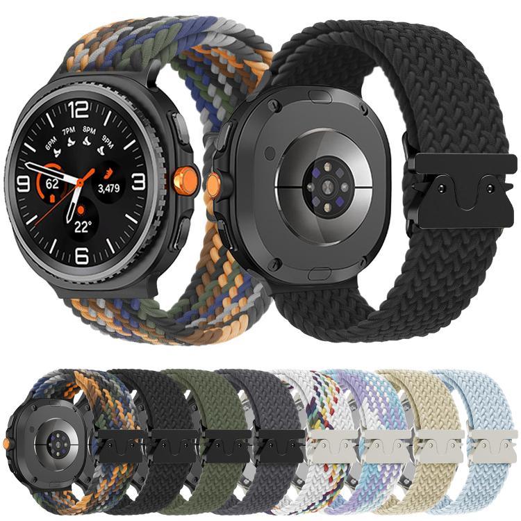 สายรัดนาฬิกานีลอนถักพร้อมหัวเข็มขัดแบบร่มชูชีพ สำหรับ Samsung Galaxy Watch8 / Watch8 Classic