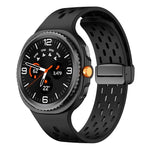 Mesh Magnetic Silicone Watch Band, For Samsung Galaxy Watch8 / Watch8 Classic