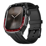 สายซิลิโคนกรอบโลหะรวมแบบจำลองมาตราส่วน สำหรับ Apple Watch Series 10 ขนาด 46 มม.