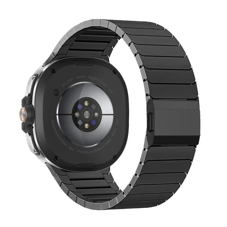 สายรัดนาฬิกาสแตนเลสหัวเข็มขัดนอร์แมนไม้ไผ่ สำหรับ Samsung Galaxy Watch8 / Watch8 Classic