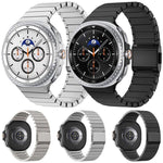 สายรัดนาฬิกาสแตนเลสหัวเข็มขัดนอร์แมนไม้ไผ่ สำหรับ Samsung Galaxy Watch8 / Watch8 Classic