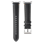 สายรัดนาฬิกาหนังแท้เย็บตะเข็บ สำหรับ Samsung Galaxy Watch8 / Watch8 Classic