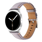 สายรัดนาฬิกาหนังแท้เย็บตะเข็บ สำหรับ Samsung Galaxy Watch8 / Watch8 Classic