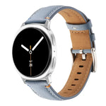 สายรัดนาฬิกาหนังแท้เย็บตะเข็บ สำหรับ Samsung Galaxy Watch8 / Watch8 Classic