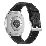 สายรัดนาฬิกาหนังลายลิ้นจี่สองด้าน สำหรับ Samsung Galaxy Watch8 / Watch8 Classic